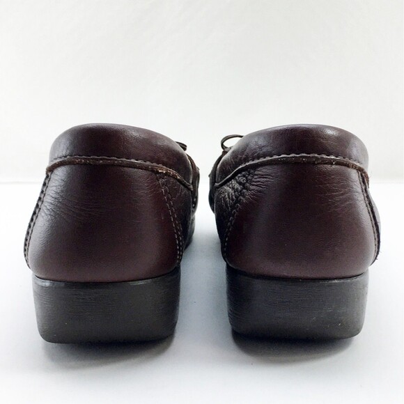 SAS Tripad Comfort Brown Leather Moccasin Toe Kiltie Loafers - Women's Size 10 S - Picture 5 of 8